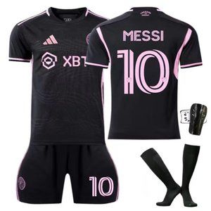 4 Set Inter Miami Away #10 Messi Soccer Jersey and Shorts - Kids